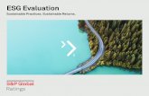 ESG Evaluation - S&P Global€¦ · The Importance of ESG Evaluation for Entities S&P Global Ratings' ESG Evaluation scores each ESG factor and looks at long term preparedness. It