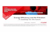 Energy Efficiency and Air Filtration · Energy Efficiency and Air Filtration A roadmap for the future. Use or disclosure of information contained on this sheet is subject to the restrictions