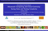 Saving Value and Taming Complexity · InfoWare 2016 The Eleventh International Multi-Conference on Computing in the Global Information Technology(ICCGI2016) November 13{17, 2016,