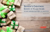 Season's Cheatings: Beware of Holiday Scams. An …...the last holiday season, n=893 Younger adults are more likely to say that they plan to buy more gift cards, whereas those ages