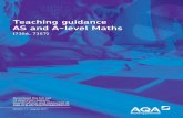 Teaching guidance AS and A-level Maths · Teaching guidance AS and A-level Maths (7356, 7357) Download the full set of specimen papers, specifications and resources at aqa.org.uk/teachingguidance