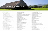 2017 Donors - National Tropical Botanical Garden · Jennifer Bly Helen V. and Paul J. Bott David V. Boucher Karen and Robert Boudreaux Renee Kosslak and Ben Bowen Brenda R. and Robert