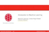 Introduction to Machine Learning - cs.colorado.edujbg/teaching/CMSC_726/06a.pdf · Introduction to Machine Learning Machine Learning: Jordan Boyd-Graber University of Maryland RADEMACHER
