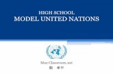 HIGH SCHOOL MODEL UNITED NATIONSmaxclassroom.net/mun/Max_MUNGuidance_20180330.pdf · 全国教育模擬国連 11月 全日本高校模擬国連 翌年5月 ny大会 4月 3月 7月