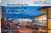 JACQUELINE L. RECK Accounting for SUZANNE L ...to report on the changes in unrestricted, temporarily restricted, and permanently restricted net assets of the entity as a whole, the