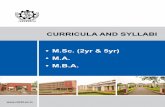 CURRICULA AND SYLLABInitrkl.ac.in/docs/Curricula/16032017154100663.pdf · 2017-03-16 · Others - - SIRE – 2 STW – 2 Project – 4 Comp Viva – 2 STW – 2 Project – 6 18 Core