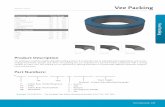 Elastomer Materials Temp. Range - Hi-Tech Seals Inc. Packing.pdf · Chemical Injection Sets Vee Packing A B C Part Number Shaft Dia. Groove Dia. Groove Width Material VP 0187075S