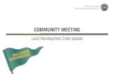 COMMUNITY MEETING - San Diego County, California ... General Plan Update (1.2.2) ¢â‚¬¢ Amend Zoning Ordinance
