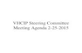 VHCIP Steering Committee Meeting Agenda 2-25 …healthcareinnovation.vermont.gov/sites/hcinnovation/files...Vermont Health Care Innovation Project Steering Committee Meeting Agenda