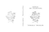 SONGS OF YEARNING - Vimala Thakarvimalathakar.world/wp-content/uploads/2019/04/SongsOfYearning.pdf · OF YEARNING VIMALA THAKAR. First published 1982 Vlmal Prakashan Trust Ahmedabad