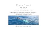 Cruise Report C-209 - Sea Education Association€¦ · Sea Education Association PO Box 6 Woods Hole, MA 02543 Phone: 508-540-3954 x29 800-552-3633 x29 ... Cortez The variation of