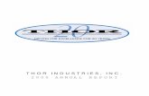 THOR INDUSTRIES, INC. 2000 ANNUAL REPORT€¦ · Thor traces its history to the founding of Airstream 70 years ago.Through world-class quality, excellent aerodynamics, and its distinctive