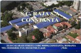 S.C. RAJA S.A. CONSTANȚA - bwa-bg.combwa-bg.com/wp-content/uploads/2016/10/S.C.-Raja-S.A.-Constanta.pdf · •1st class License no. 1352/09.02.2011, issued by A.N.R.S.C., whereby
