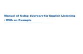 Manual of Using Coursera for English Listening : With an ...① ① Go to and select a course. A course, “Creative problem solving”, under the course catalog of “Personal development”