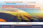 EMERGING OPPORTUNITIES AND TRENDS IN EUROPEAN AGRI …€¦ · IN EUROPEAN AGRI-FOOD & THE ROLE OF ... investee/investor “speed-dating” will provide innovators and investors with