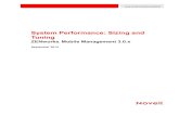 System Performance: Sizing and Tuning - Novell...System Performance: Sizing and Tuning ZENworks ® Mobile Management 3.0.x September 2014 Legal Notices Novell, Inc., makes no representations