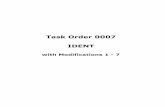 Task Order 0007 - IDENT · CLIN/SLI[N Description Qty Unit Amount 0001 Task Order 0007, IDENT O&M (CPAF) 0001 A Services (Estimated Cost) I Lot $15,912,111 0001B Award Fee for Task