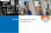 Jahre 85 Seit 1935 Fahrzeugfenster und -türen Im Wandel ... · Expertenwissen aus Wuppertal Inzwischen waren Fahrzeugfenster der Marke Cleff auf Straßen und Schienen in 25 Nationen