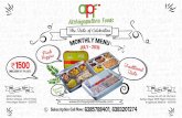 Atchayapathra Foods – Homemade Lunch & Dinner Delivery … · 2019-06-29 · Satham 1-16Äfl Tomato Rice &rrÞLö Jeera Rice Tla¿n Carrot Curd Rice øu.îli &rrÞL.b Ginger Curd