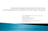 Specialized Allogenic Mesenchymal Stromal ... - diponed.com · DiponEd BioIntelligence  info@diponed.com, deb@diponed.com +91- 9900 520 141 ...