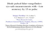 Diode pulsed lidar-rangefinder: eye-safe measurements with ... Diode pulsed lidar-rangefinder: eye-safe