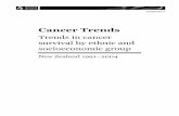 Cancer Trends - University of Otago · Cancer Registry for monitoring cancer outcomes, and the added value gained from linking this data to census data by University of Otago researchers
