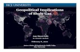 Geopolitical Implications of Shale Gas · Geopolitical Implications of Shale Gas February 8 , 2012 James A Baker III Institute for Public Policy Rice University ... Putin Oil Production