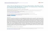 The Drug Regimen Prescribed for Sickle Cell Patients Attending a … · 2014-11-21 · How to cite this paper: Nsiah, K., Osei-Akoto, A. and Ansong, D. (2014) The Drug Regimen Prescribed