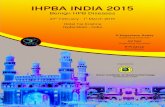 IHPBA INDIA 2015 - AIG Hospitals · Taj Krishna Taj Deccan Taj Krishna Taj Deccan /Banjara /Banjara Delegateon single room occupancy Rs.32500 Rs.26500 Rs.33500 Rs.27500 Delegate on