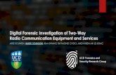 Digital Forensic Investigation of Two-Way Radio ... · Communication Channels With Frequency Division Multiple Access (FDMA), a piece of the radio spectrum is divided into different