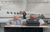 Spring 2016 Duncan Debrief · Greater access and better control from anywhere in the world says Jose. “That means Duncan Aviation has earned our trust. We believe in the company.