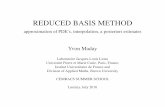 REDUCED BASIS METHODsmai.emath.fr/.../images/ECOLE_CEMRACS(suite)_YM.pdfEfﬁcient reduced-basis treatment of nonafﬁne and nonlinear partial differential equations MA Grepl, Y Maday,