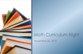 Math Curriculum Night...Algebra/Trigonometry Financial Algebra • This course provides students the opportunity to explore topics from Algebra 2 at a more relaxed pace, there is no