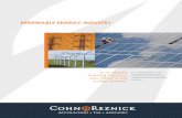 RENEWABLE ENERGY INDUSTRY€¦ · CohnReznick provides solutions to clients across all major segments of the industry, including: • Renewable Energy Companies, Funds, and Projects