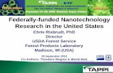 Federally-funded Nanotechnology Research in the United States · Federally-funded Nanotechnology Research in the United States The National Nanotechnology Initiative (NNI) is the