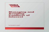 i1saA Managing and Avoiding Conflicts of Interest · 3/19/2020  · Identify the nature of the conflict 2. Determine whether the conflict is waivable (RPC 1.7(b)) 3. Use an appropriate