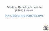 Medical Benefits Schedule (MBS) Review · Medical Benefits Schedule (MBS) Review - An Obstetric Perspective Author: Department of Health Subject: Medical Benefits Schedule \(MBS\)