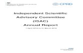 Independent Scientific Advisory Committee (ISAC) Annual Report · ISAC Independent Scientific Advisory Committee MHRA Medicines and Healthcare products Regulatory Agency (“the Agency”)