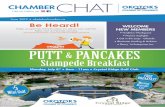 CHAMBER CHAT · 2019-07-03 · Get Free Profile and 20% Discount on Websites (403) 836-8585 5% off all Purchases The George Traditional House - Okotoks (403) 938-5000 25% Off Party