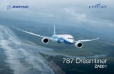 787 Dreamliner - Boeing...787 Dreamliner ZA001 客室仕様： テスト飛行仕様 初飛行： 2 09年12月15日 最終飛行： 2015年6月2日 テスト飛行時間：合計1,