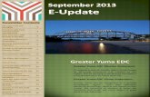 Greater Yuma EDC Mission Statement: Greater Yuma EDC Vision … · 2013-09-09 · 5 PRESS RELEASE - CONVEY HEALTH SOLUTIONS GRAND OPENING Yuma, Arizona – September 16, 2013 - The