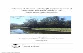 Influence of Mexican waterlily (Nymphaea mexicana) on ecology … · 2018-05-08 · 1 Summary The Mexican waterlily, Nymphaea mexicana has been present as an introduced plant in the