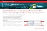 Intelligent IC: Advanced control for Thermo Scientific ... · Chromatography Data System Thermo Scientific ... It provides immediate access to the solutions with guided step-by-step