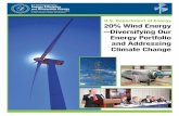 20% Wind Energy - Diversifying Our Energy Portfolio …U.S. Department of Energy 20% Wind Energy By 2030 Energy prices, supply uncertainties, and environmental concerns are driving