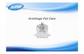 Armitage Pet Care - imgusr.tradekey.comimgusr.tradekey.com/images/uploadedimages/brochures/2/8/667666… · •£27m turnover: – 200 years of heritage – Locally manufacture own