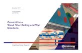 Cementitious Wood Fiber Ceiling and Wall Solutions CEU · 2019-10-19 · Cementitious Wood Fiber Products 2 Tectum Inc. is a Registered Provider with The American Institute of Architects