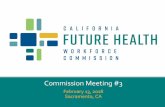 Commission Meeting #3 · 2018-04-11 · Meeting Objectives- Step 3 Together 1. Review progress, priorities and process 2. Discussion and feedback regarding: Initial Subcommittee Strategies