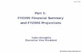 Part 1: FY2005 Financial Summary and FY2006 Projections JY billion Orders Increase in Construction Machinery,