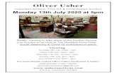 Oliver Usher · 2020-07-01 · Oliver Usher Important Antique, Fine Art & Collectables Auction Monday 13th July 2020 at 5pm Viewing Thursday 9th July, 10am - 5pm Friday 10th July,