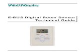 E-BUS Digital Room Sensor Technical Guide · Daikin E-BUS Digital Room Sensor Technical Guide 3 OVERVIEW Overview The OE217 series of E-BUS Digital Room Sensors are used to sense